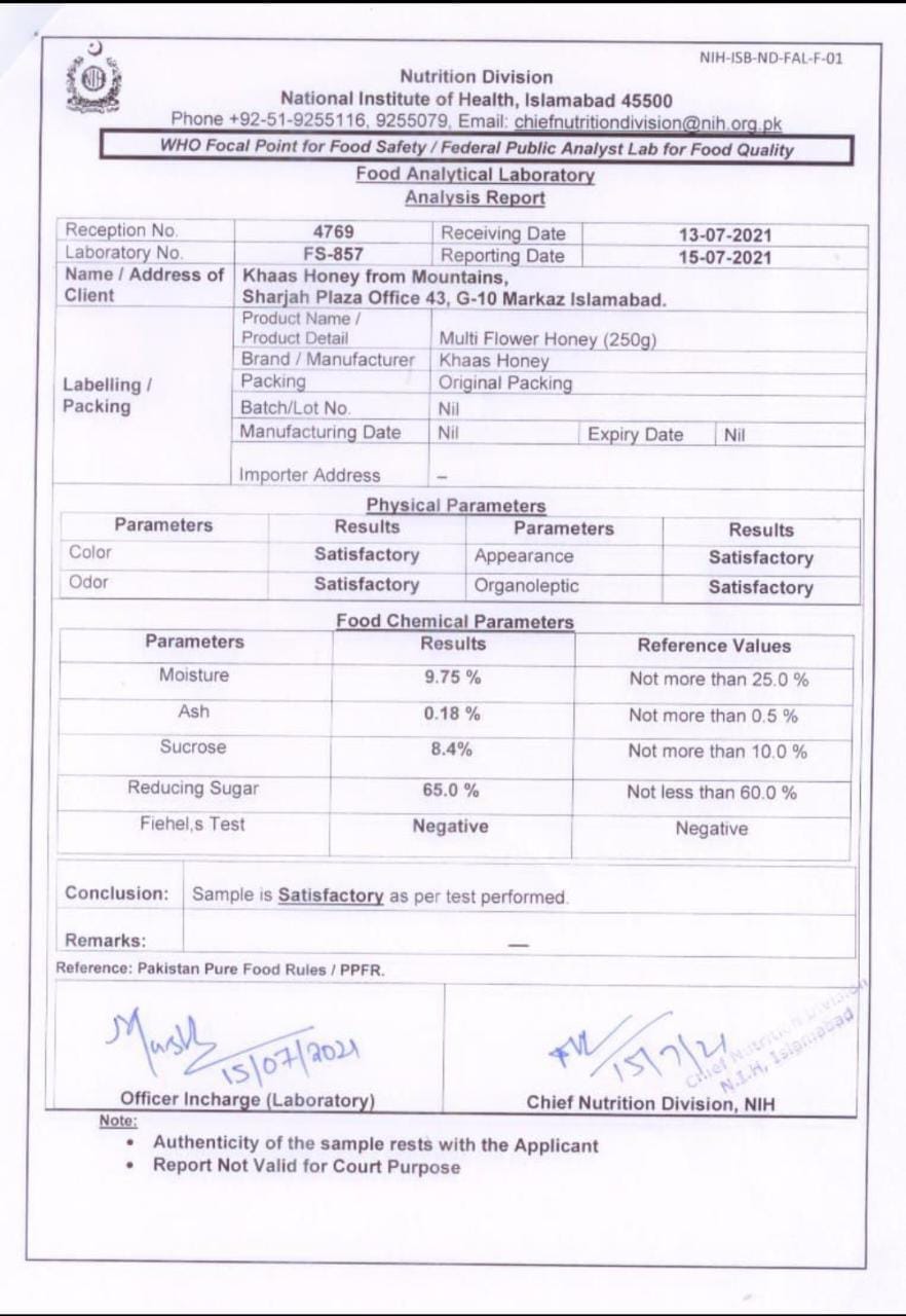 وزیرستان پھولوں کا شہد