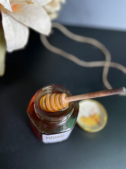Organic saffron honey jar luxury gift