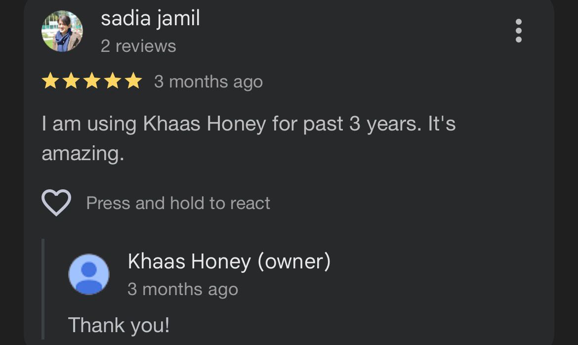 Sidr (Beri) Honey چوٹی مکھی | عسل السدر