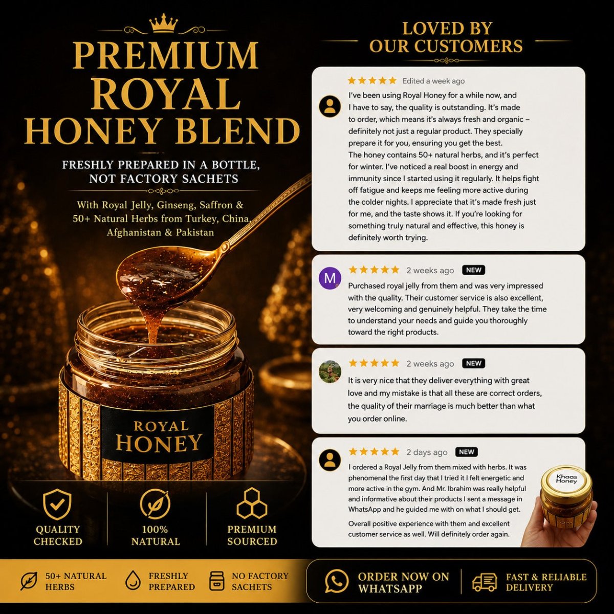 Majoon e Khas – Premium Royal Honey - Khaas Honey