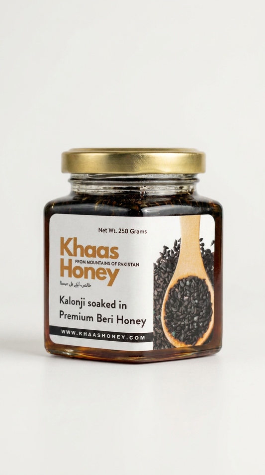 Pure Kalonji infused in Beri Honey (Sidr) - Raw & Natural