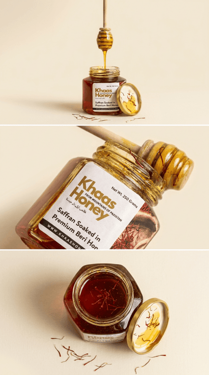 Saffron And Zafran in Beri Honey - Khaas Honey